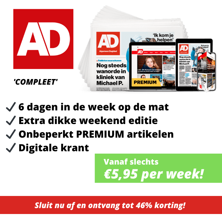 ad compleet abonnement aanbieding korting actie