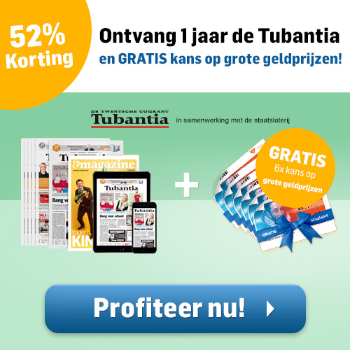 tubantia abonnement korting staatsloten