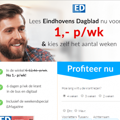 Abonnement eindhovens dagblad