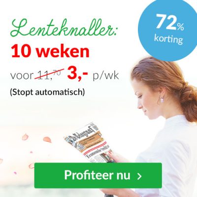 telegraaf aanbieding