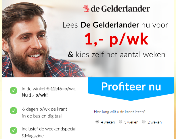 gelderlander abonnement korting aanbieding