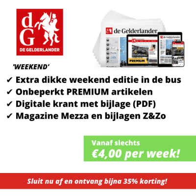 gelderlander weekend abonnement goedkoop korting