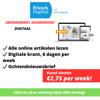 Friesch Dagblad abonnement digitaal aanbieding korting actie
