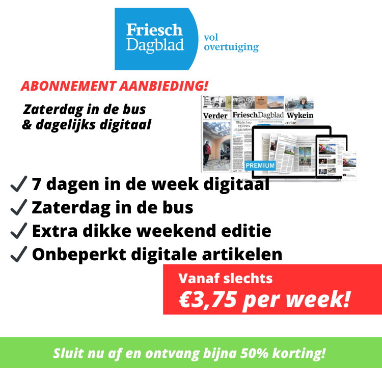 Friesch Dagblad abonnement weekend zaterdag aanbieding korting actie