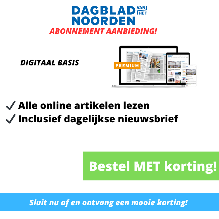Dagblad van het Noorden digitaal abonnement met korting actie deal goedkoop DVHN