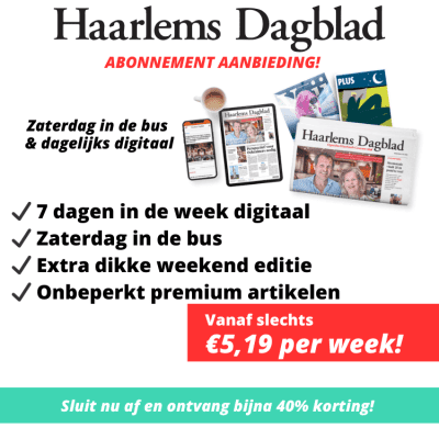 Haarlems Dagblad Zaterdag abonnement korting actie aanbieding goedkoopste