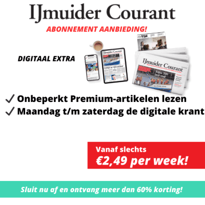 IJmuider Courant deal digitaal extra goedkoop actie aanbieding