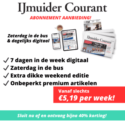 IJmuider Courant zaterdag abonnement korting actie aanbieding deal goedkoop