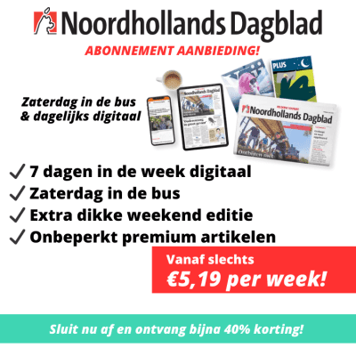 Noordhollands Dagblad zaterdag abonnement digitaal extra korting actie deal goedkoop