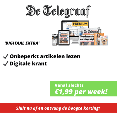 Telegraaf abonnement Digitaal extra korting aanbieding goedkoop deal actie
